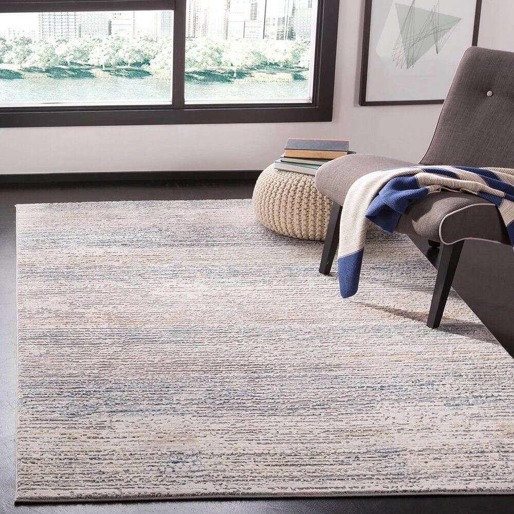 Safavieh Martha Stewart Cosmopolitan Tropez 5&#39;3&quot; x 7&#39;6&quot; Cream and Light Grey Area Rug, , large