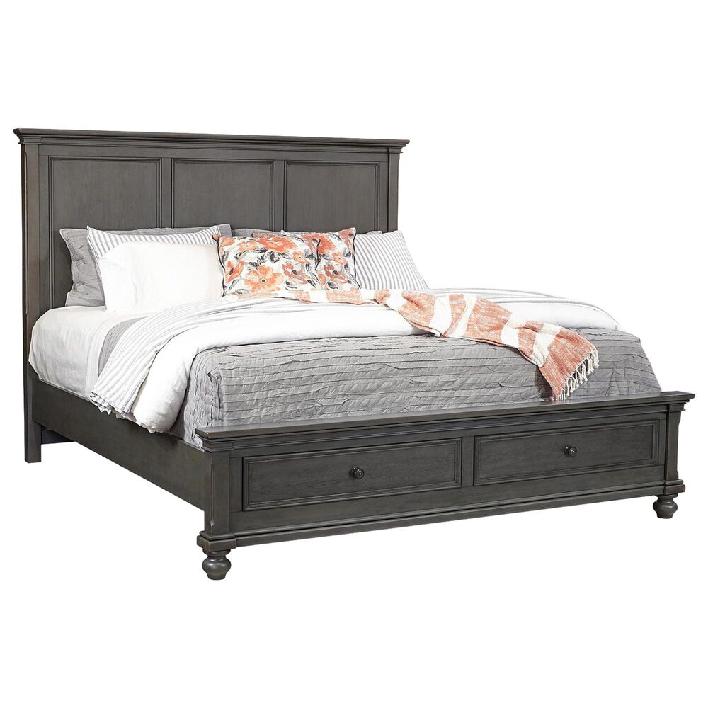 Riva Ridge Oxford 4-Piece Queen Bedroom Set in Peppercorn, , large