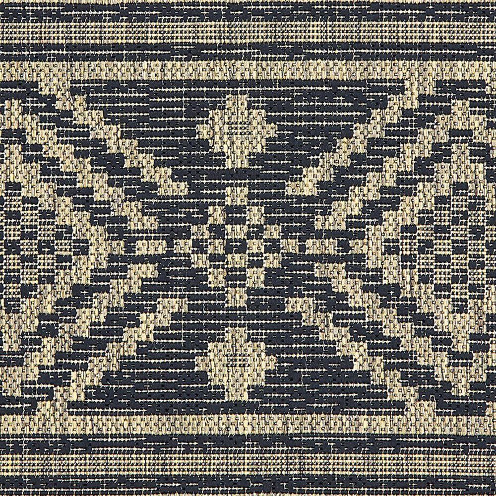 L&amp;R Resources Sun Shower 8&#39; x 10&#39; Black and Brown Indoor/Outdoor Area Rug, , large