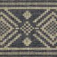 L&R Resources Sun Shower 8" x 10" Black and Brown Indoor/Outdoor Area Rug, , large