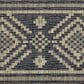 L&R Resources Sun Shower 8" x 10" Black and Brown Indoor/Outdoor Area Rug, , large