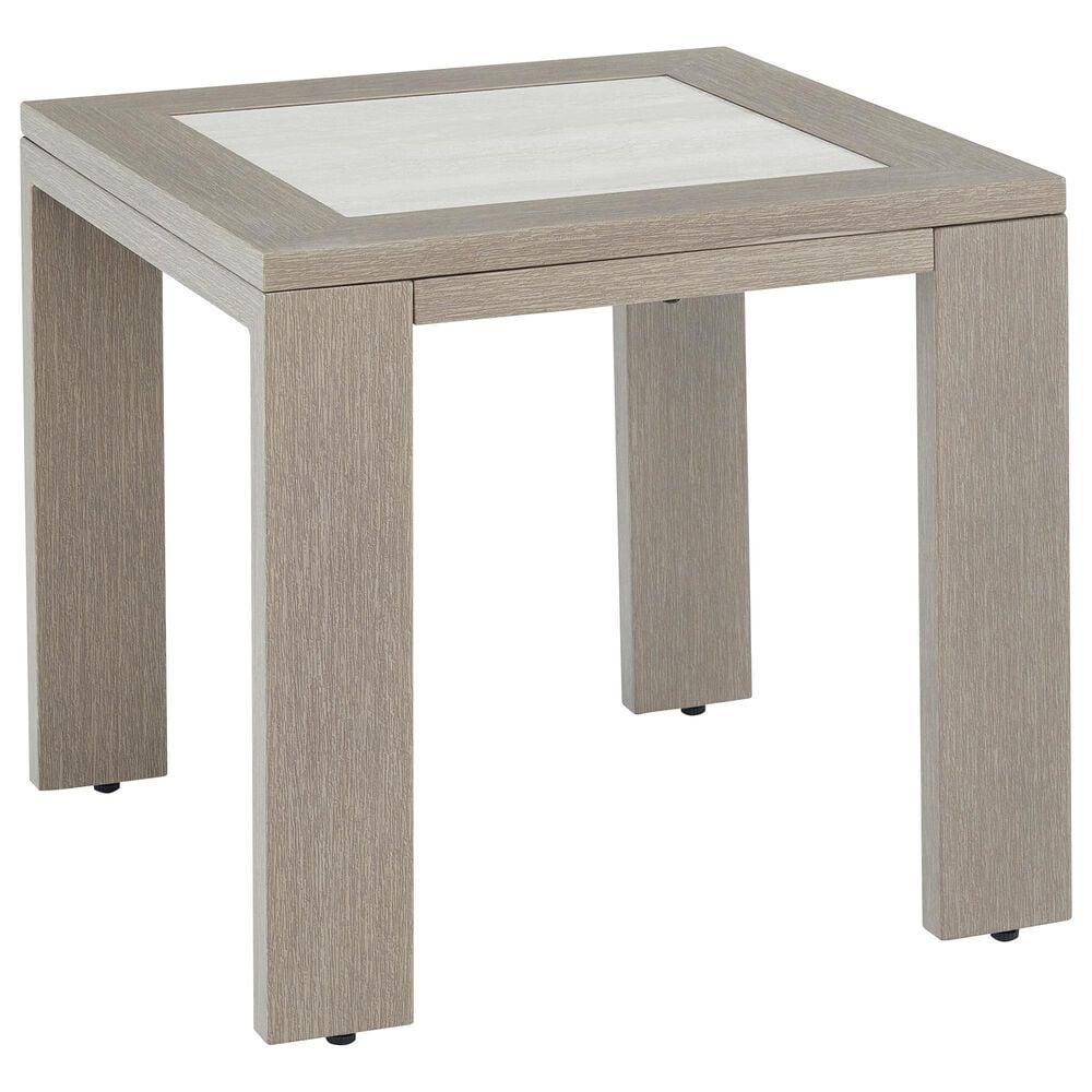 Ashley Kimpton Isle Patio Square End Table in Brown - Table Only, , large