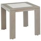 Ashley Kimpton Isle Patio Square End Table in Brown - Table Only, , large
