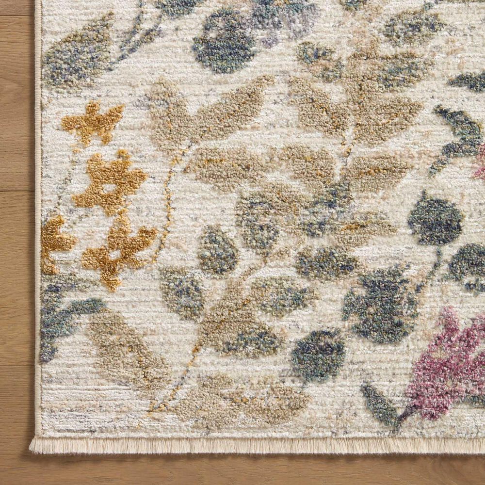 Rifle Paper Co Crafted by Cloth and Company Provence 6&#39;3&quot; x 9&#39; Abbey Ivory Area Rug, , large