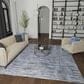Feizy Sonora 9" x 12"8" Blue and Navy Area Rug, , large