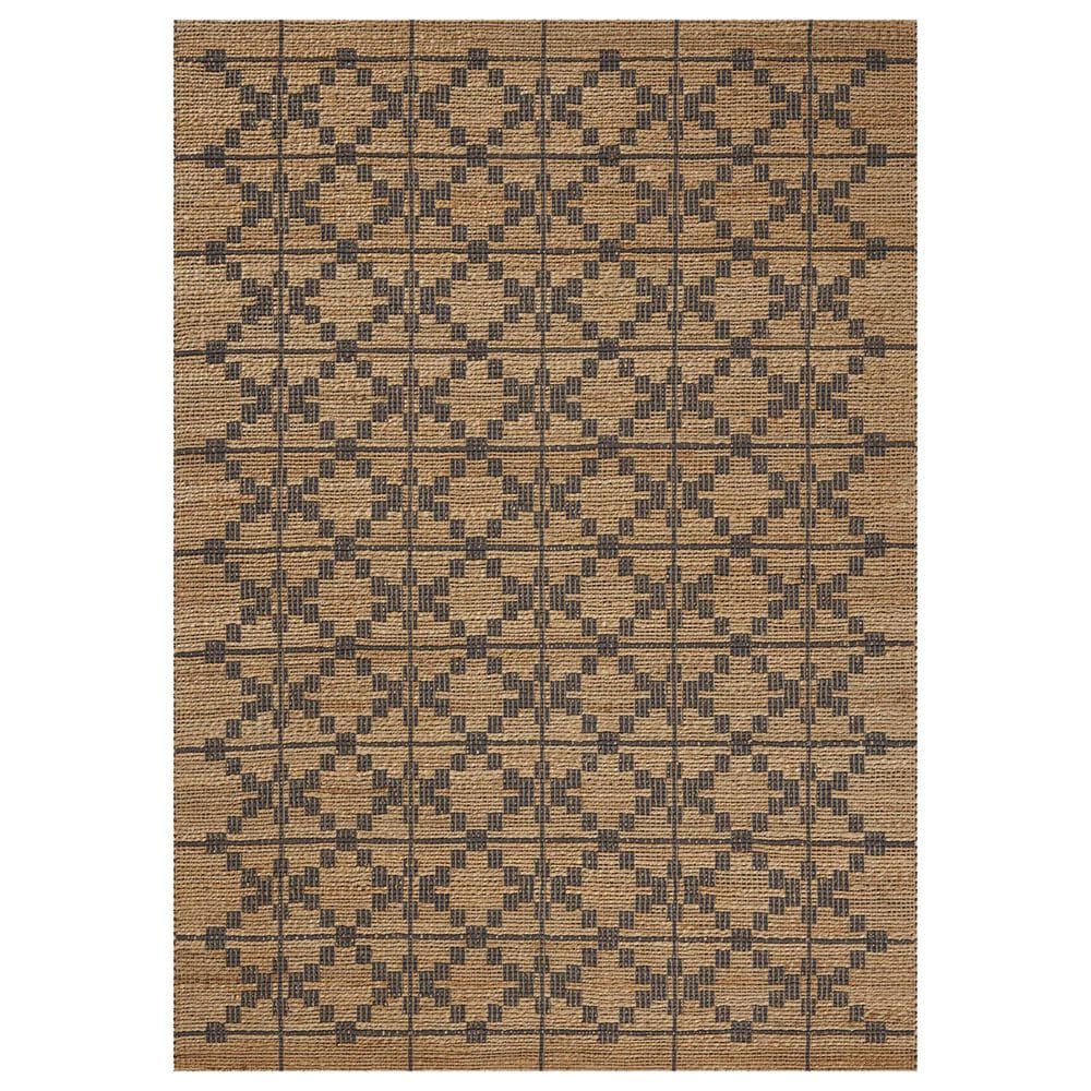Chris Loves Julia x Loloi Judy 5" x 7"6" Natural and Graphite Area Rug, , large