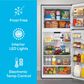 Element 18.2 Cu. Ft. Top Freezer Refrigerator in Black, , large