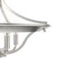 Hunter Perch Point 4-Light Semi-Flush Mount in Brushed Nickel, , large
