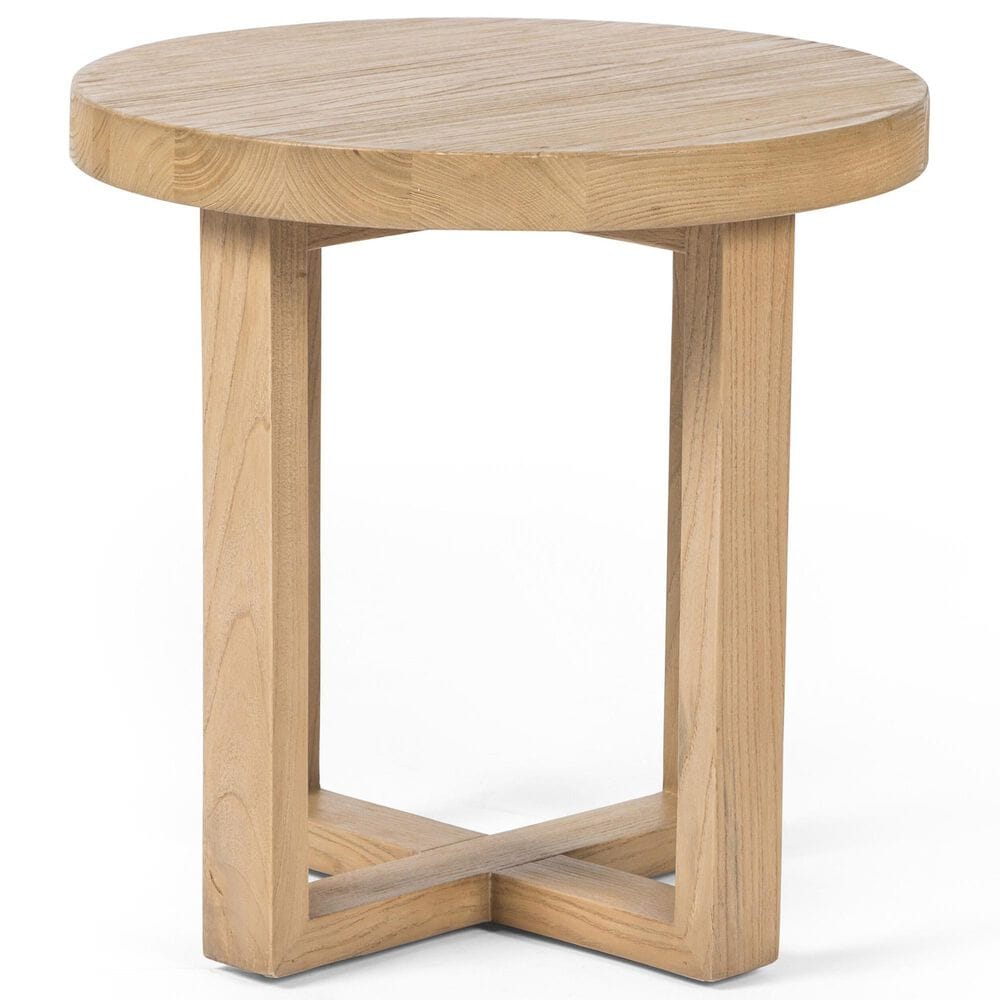Four Hands Liad End Table in Natural Nettlewood, , large