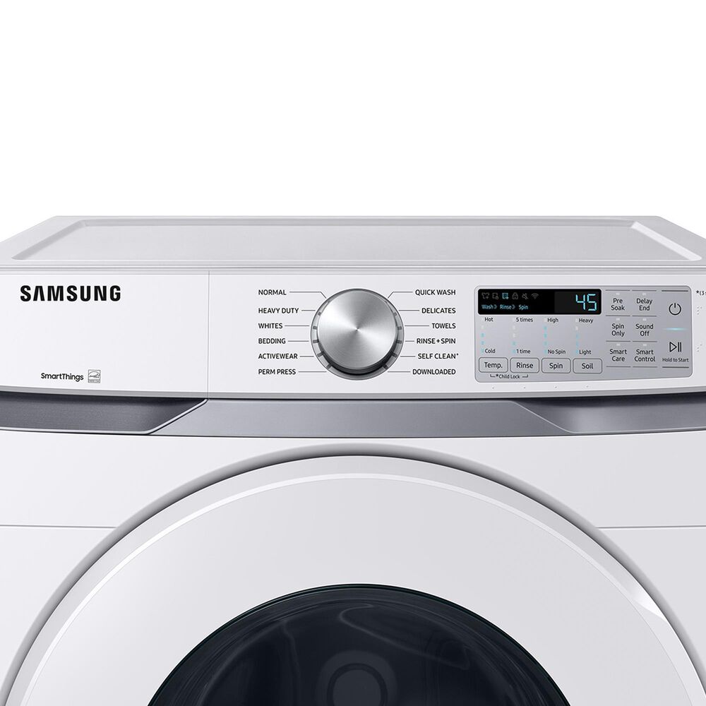 Samsung 5.1 Cu. Ft. Front Load Washer with Vibration Reduction Technology in White, , large