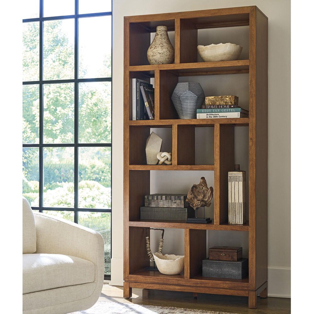 Lexington Furniture La Costa Hermosa 88&quot; Bookcase in Sierra Tan, , large