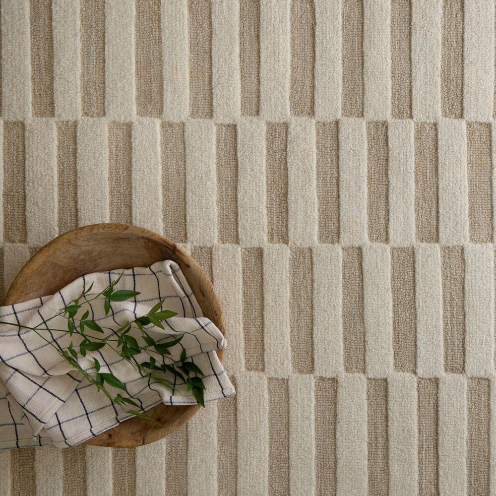 Chris Loves Julia x Loloi Bradley 3&#39;6&quot; x 5&#39;6&quot; Ivory and Beige Area Rug, , large
