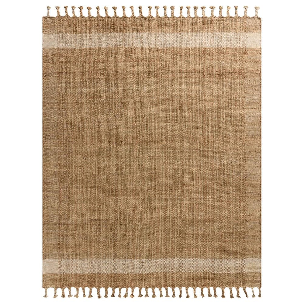 Magnolia Home Louie 9"3" x 13" Natural and Ivory Area Rug, , large