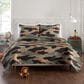 Peking Handicraft Covert Camo 3-Piece Full/Queen Quilt Set in Green, Yellow and Grey, , large