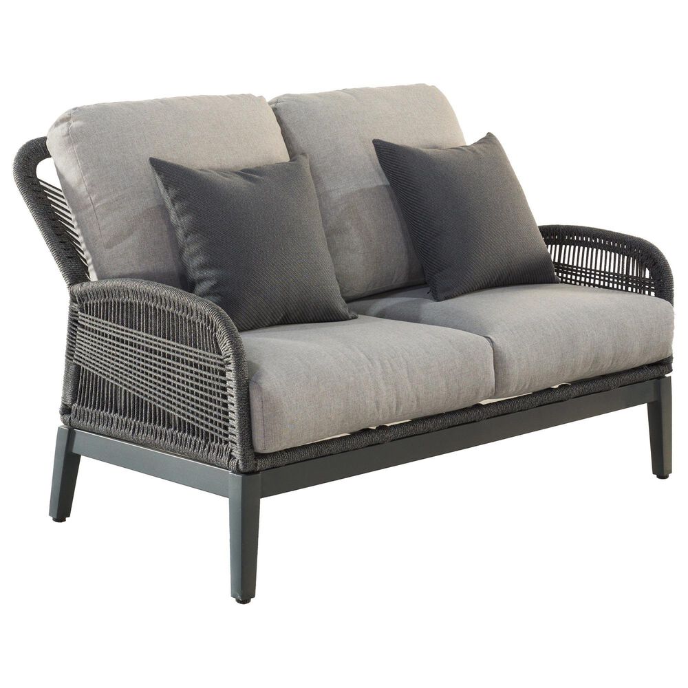 GatherCraft Cyrus Patio Loveseat in Mystic Taupe, , large