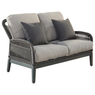 GatherCraft Cyrus Patio Loveseat in Mystic Taupe, , large