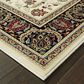 Oriental Weavers Kashan 108X1 7"10" x 10"10" Ivory Area Rug, , large