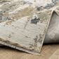 Oriental Weavers Echo Abstract Beige and Blue 7"10" x 10"10" Area Rug, , large
