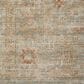 Loloi Heritage 2" x 3" Aqua and Terracotta Area Rug, , large