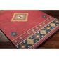 Surya Jewel Tone 9" x 13" Rust, Dark Blue, Charcoal, Camel, Tan, Olive and Brown Area Rug, , large