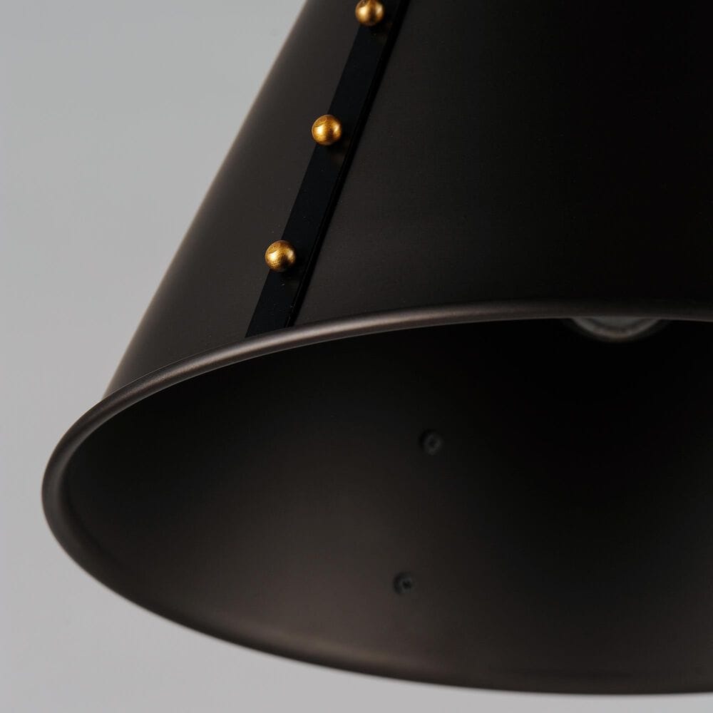 Maxim Lighting Trestle 1-Light Pendant in Oil Rubbed Bronze and Antique Brass, , large