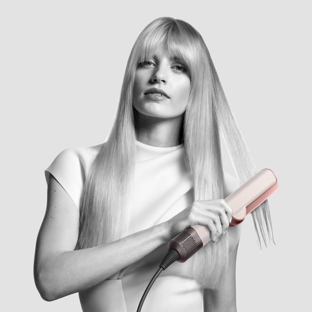 Dyson Limited edition Ceramic Pink and Rose gold Airstrait Straightener, , large