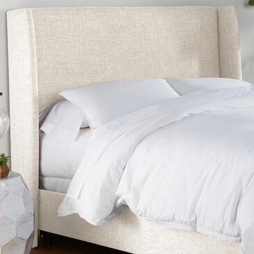 Skyline Furniture Twin Wingback Headboard in Zuma White, , large