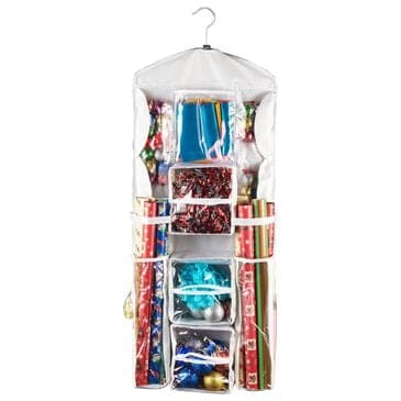 Timberlake Wrapping Paper Storage Organizer in Clear and White (Set of 2), , large