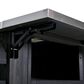 Hearth and Haven Outdoor Kitchen Island Cart with Extendable Stainless Steel Top and Adjustable Shelf in Black, , large