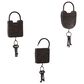 Maple and Jade 16" x 6" Padlock Wall Decor in Black (Set of 3), , large