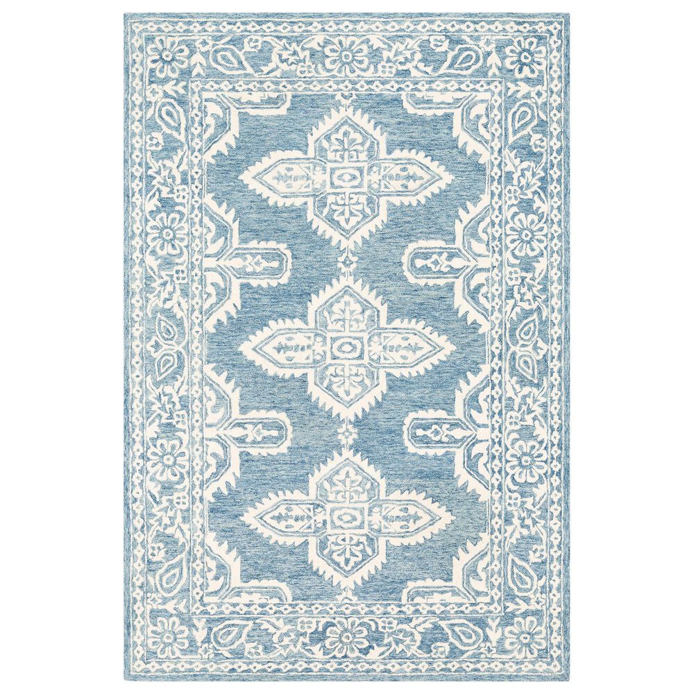 Surya Granada GND-2300 5" x 7"6" Pale Blue, Beige and Sky Blue Area Rug, , large