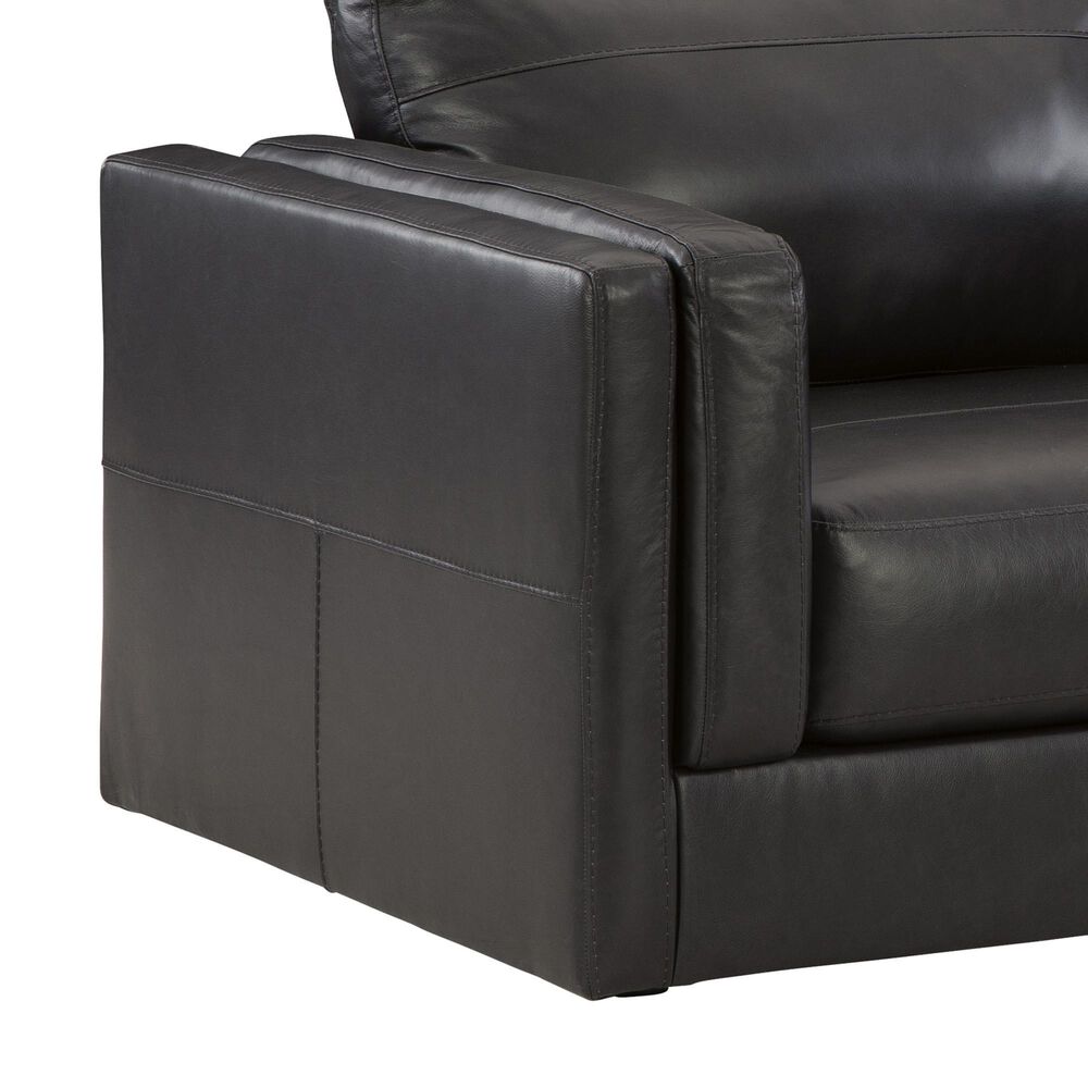 Ashley Amiata Stationary Chair and a Half with Ottoman Set in Onyx, , large