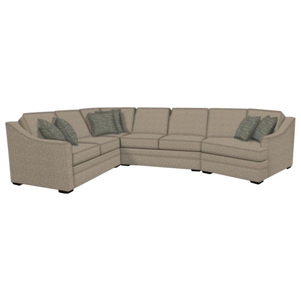 England Furniture Thomas 3-Piece Stationary Right Facing Sectional in Julien Cork, , large