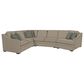 England Furniture Thomas 3-Piece Stationary Right Facing Sectional in Julien Cork, , large