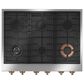 Cafe 36" Natural Gas Rangetop with 6-Burner in Matte White and Brushed Bronze, , large