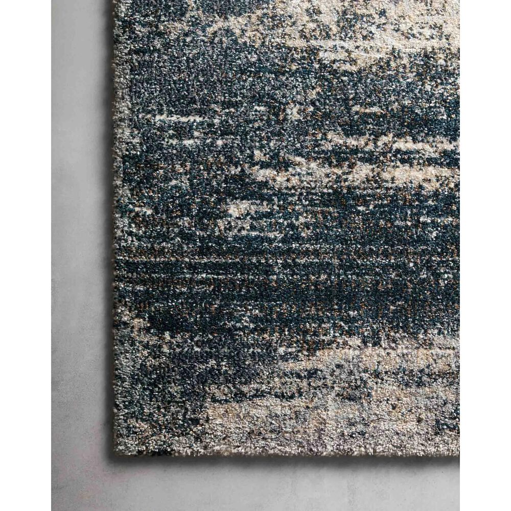 Loloi Augustus  5&#39;3&quot; x 7&#39;8&quot; Navy and Stone Area Rug, , large