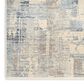 Nourison Drift Blue and Beige 9" x 12" Area Rug, , large