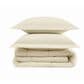 Pem America 3-Piece Solid Percale Full/Queen Comforter Set in Chalk, , large