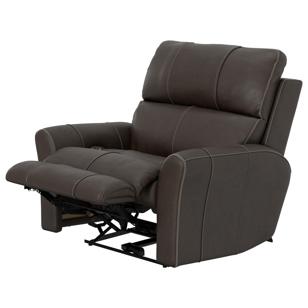 Catnapper Fredda Power Recliner with Power Headrest in Coffee, , large