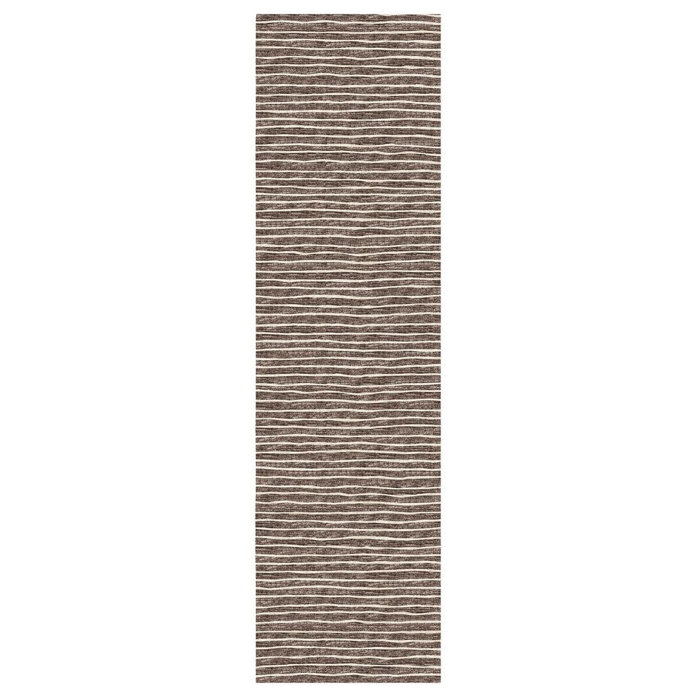 Dalyn Rug Company Laidley 2"3" x 12" Chocolate Indoor/Outdoor Runner, , large