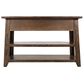 Waltham Painted Canyon Sofa Table in Brown, , large