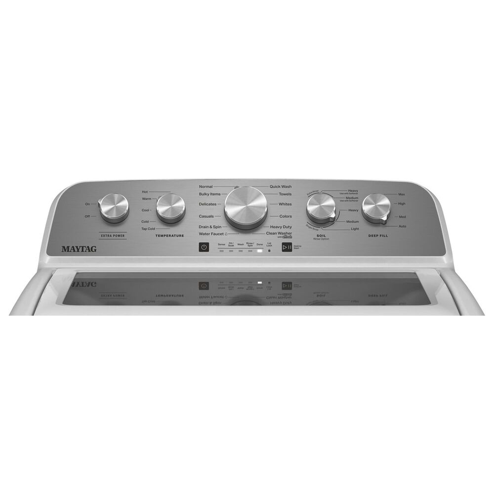 Maytag 4.8 Cu. Ft. Top Load Washer with Extra Power in White, , large