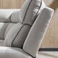 Ashley Social Pointe 3-Piece Power Symmetrical Reclining Sectional with Console in Pearl and Ash, , large