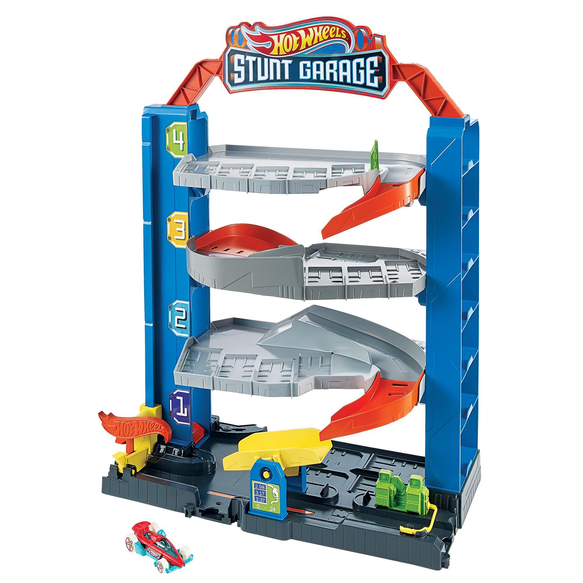 Hot Wheels City Stunt Garage Play Set NFM