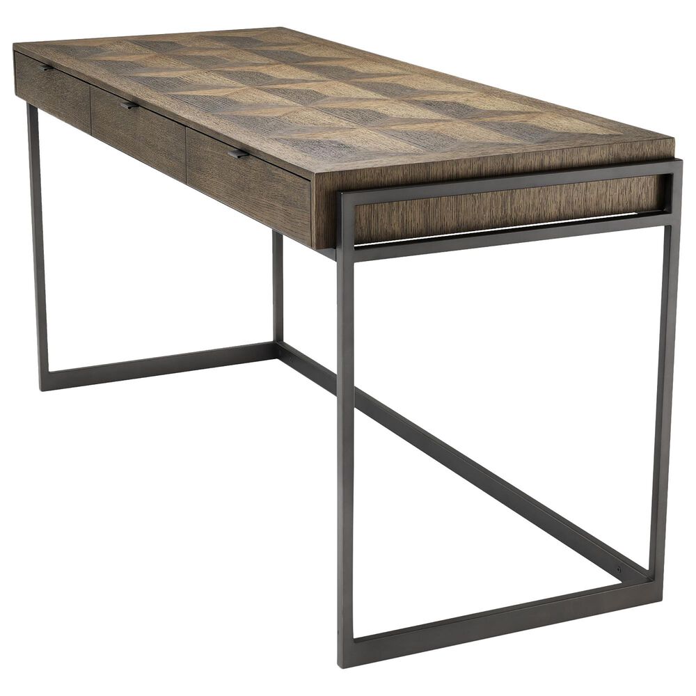 Eichholtz Gregorio Writing Desk in Bronze and Oak, , large