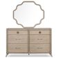 Furniture of America Candra 6-Drawer Dresser in Natural Oak, , large