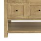 James Martin Vanities Breckenridge 48" Single Bathroom Vanity in Light Natural Oak with 3 cm Ethereal Noctis Quartz Top and Rectangular Sink, , large