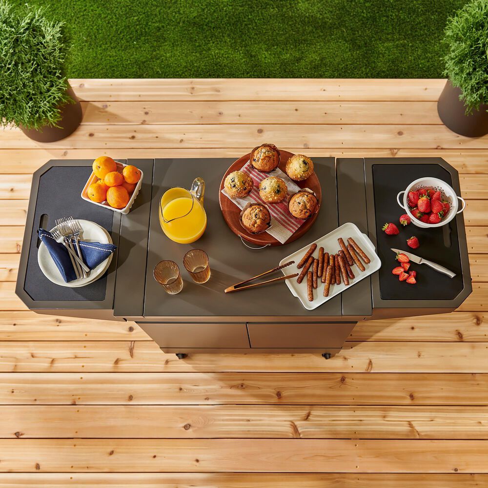 TYTUS Emberwood Grill Cart in Gunmetal Gray, , large