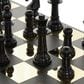 Maple and Jade Decor Chess Game Set in Polished Gold and Black, , large