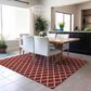 Dalyn Rug Company York 3" x 5" Red Indoor/Outdoor Area Rug, , large